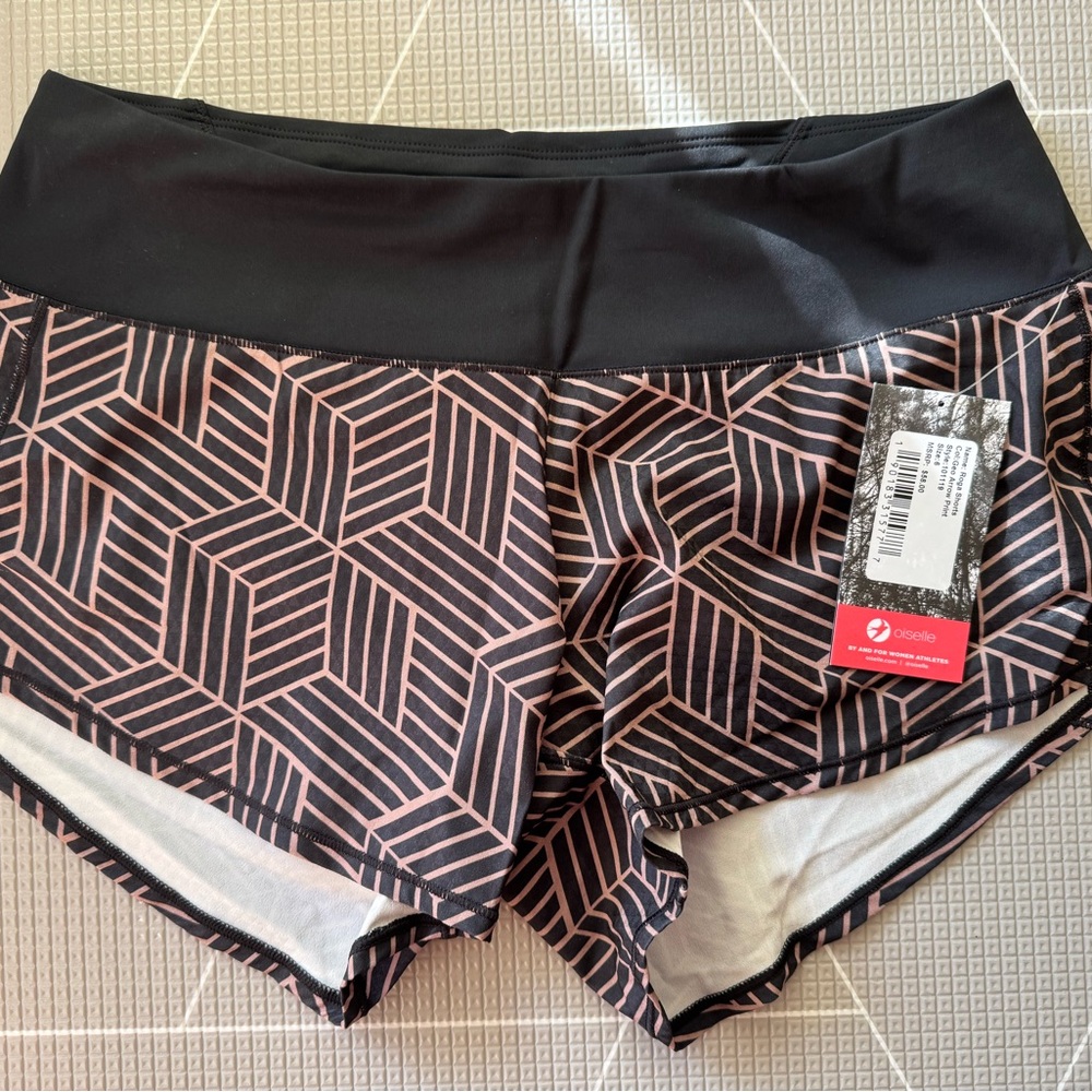 Oiselle Roga Running Shorts Size 6